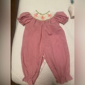 Ballerina Smocked Jumpsuit